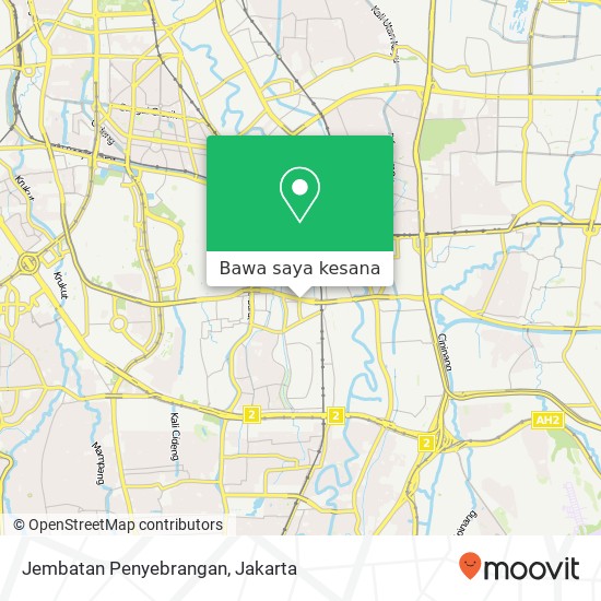 Peta Jembatan Penyebrangan