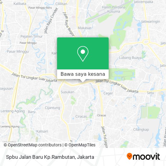 Peta Spbu Jalan Baru Kp.Rambutan
