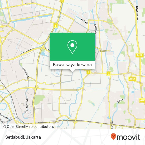 Peta Setiabudi, Jalan Kayumas