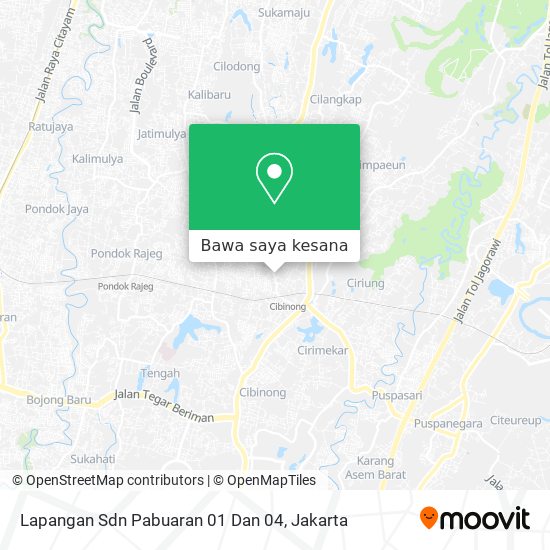 Peta Lapangan Sdn Pabuaran 01 Dan 04