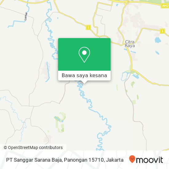 Peta PT Sanggar Sarana Baja, Panongan 15710