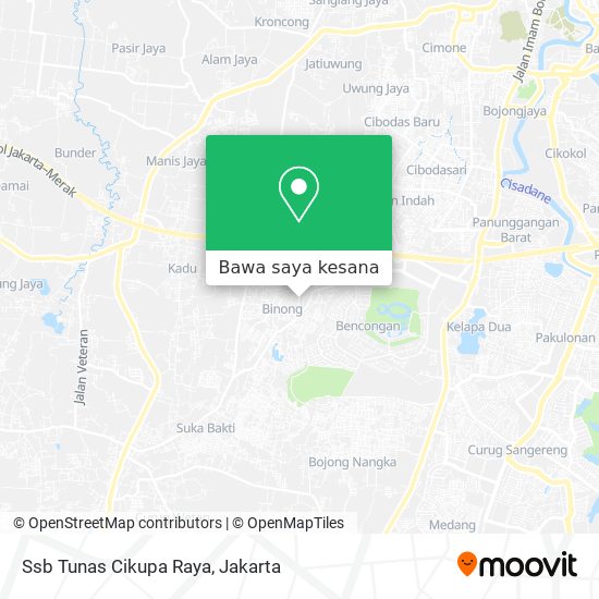 Peta Ssb Tunas Cikupa Raya