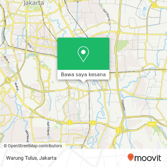 Peta Warung Tulus, Jalan Bukit Duri Selatan