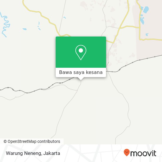 Peta Warung Neneng, Jalan Raya Sudamanik Parung Panjang