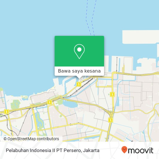 Peta Pelabuhan Indonesia II PT Persero