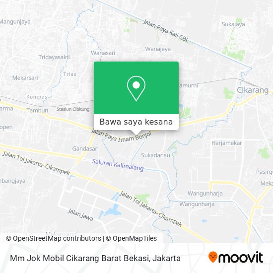 Peta Mm Jok Mobil Cikarang Barat Bekasi