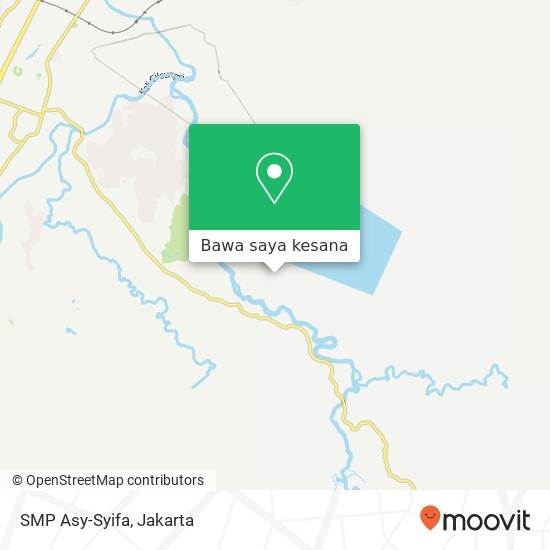 Peta SMP Asy-Syifa, Jalan Kampung Rawa Gadamin