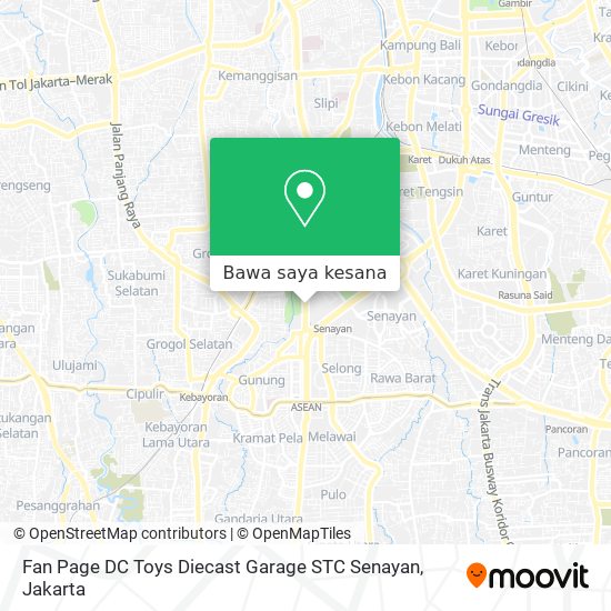 Peta Fan Page DC Toys Diecast Garage STC Senayan
