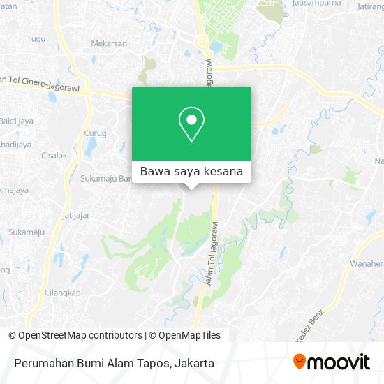 Peta Perumahan Bumi Alam Tapos