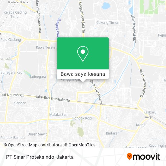 Peta PT Sinar Proteksindo
