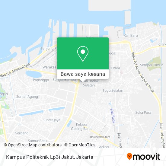 Peta Kampus Politeknik Lp3i Jakut