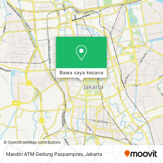 Peta Mandiri ATM Gedung Paspampres