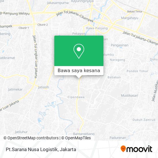 Peta Pt.Sarana Nusa Logistik