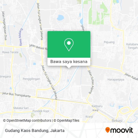 Peta Gudang Kaos Bandung