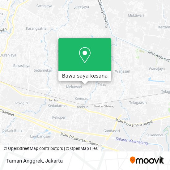 Peta Taman Anggrek