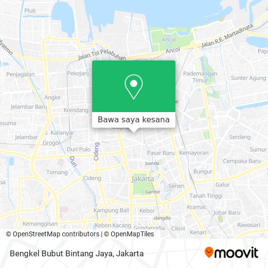 Peta Bengkel Bubut Bintang Jaya