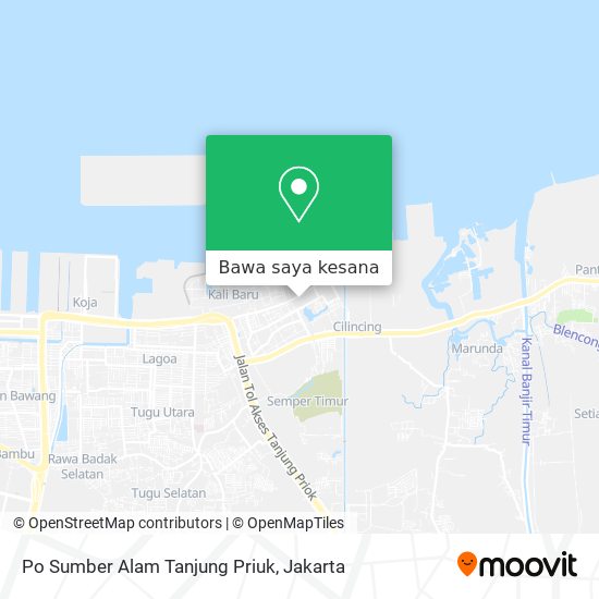 Peta Po Sumber Alam Tanjung Priuk