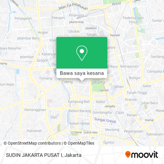 Peta SUDIN JAKARTA PUSAT I