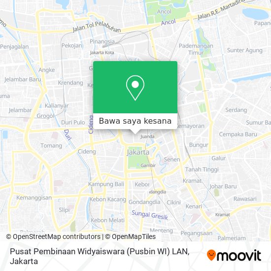 Peta Pusat Pembinaan Widyaiswara (Pusbin WI) LAN