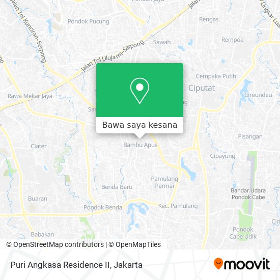 Peta Puri Angkasa Residence II
