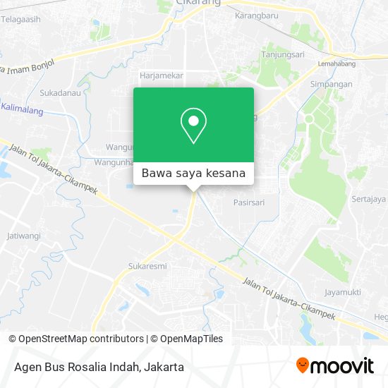 Peta Agen Bus Rosalia Indah