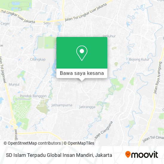 Peta SD Islam Terpadu Global Insan Mandiri