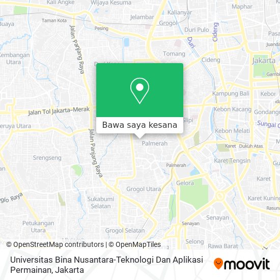Peta Universitas Bina Nusantara-Teknologi Dan Aplikasi Permainan