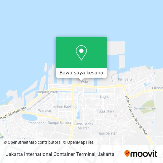 Peta Jakarta International Container Terminal