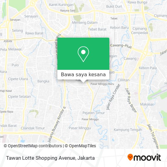 Peta Tawan Lotte Shopping Avenue