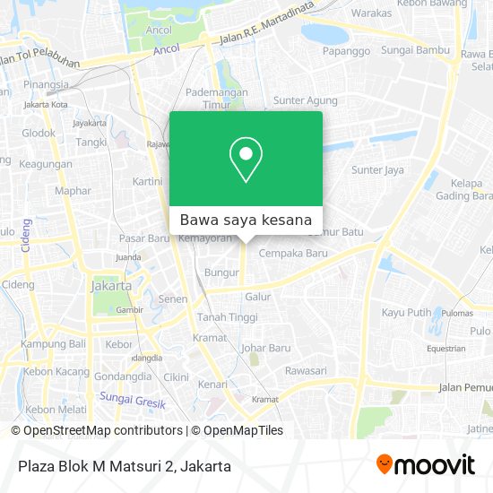 Peta Plaza Blok M Matsuri 2