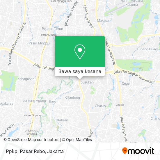 Peta Ppkpi Pasar Rebo