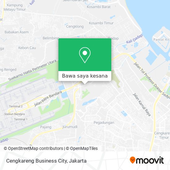 Peta Cengkareng Business City