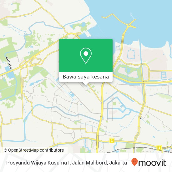 Peta Posyandu Wijaya Kusuma I, Jalan Malibord