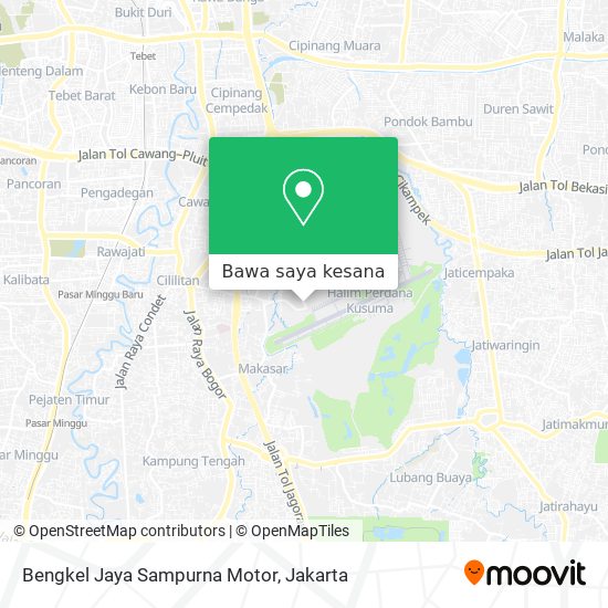 Peta Bengkel Jaya Sampurna Motor