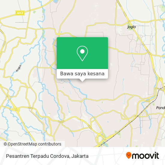 Peta Pesantren Terpadu Cordova