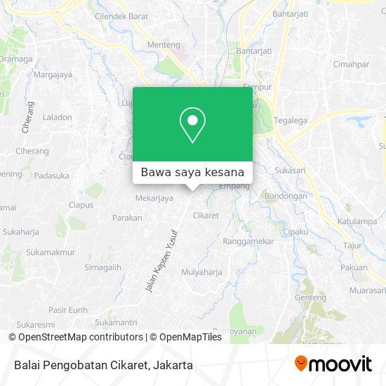 Peta Balai Pengobatan Cikaret