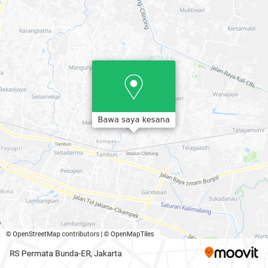 Peta RS Permata Bunda-ER