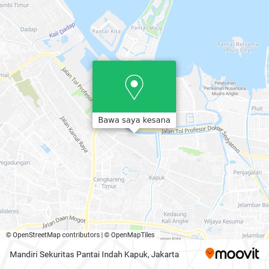 Peta Mandiri Sekuritas Pantai Indah Kapuk