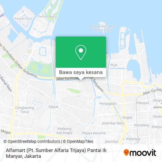 Peta Alfamart (Pt. Sumber Alfaria Trijaya) Pantai Ik Manyar