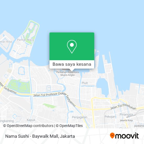 Peta Nama Sushi - Baywalk Mall