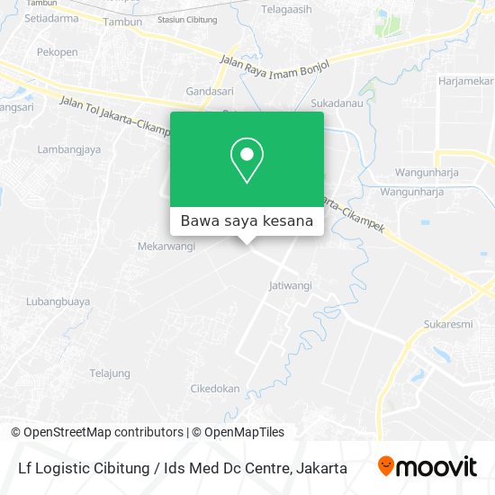 Peta Lf Logistic Cibitung / Ids Med Dc Centre