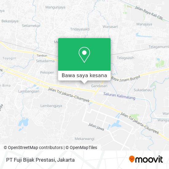 Peta PT Fuji Bijak Prestasi