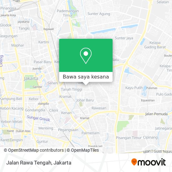 Peta Jalan Rawa Tengah