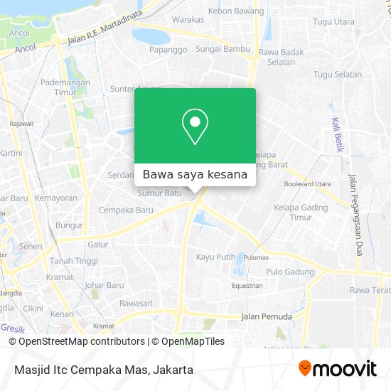 Peta Masjid Itc Cempaka Mas