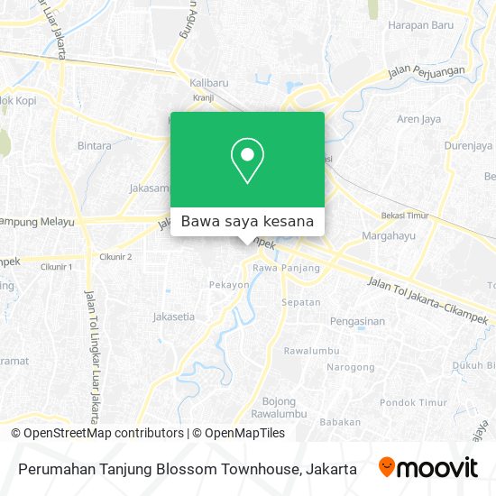 Peta Perumahan Tanjung Blossom Townhouse