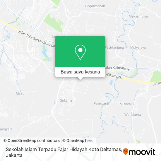 Peta Sekolah Islam Terpadu Fajar Hidayah Kota Deltamas
