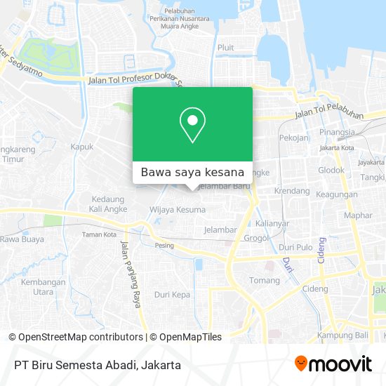 Peta PT Biru Semesta Abadi