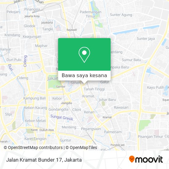 Peta Jalan Kramat Bunder 17