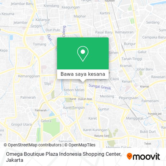 Peta Omega Boutique Plaza Indonesia Shopping Center