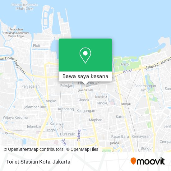Peta Toilet Stasiun Kota
